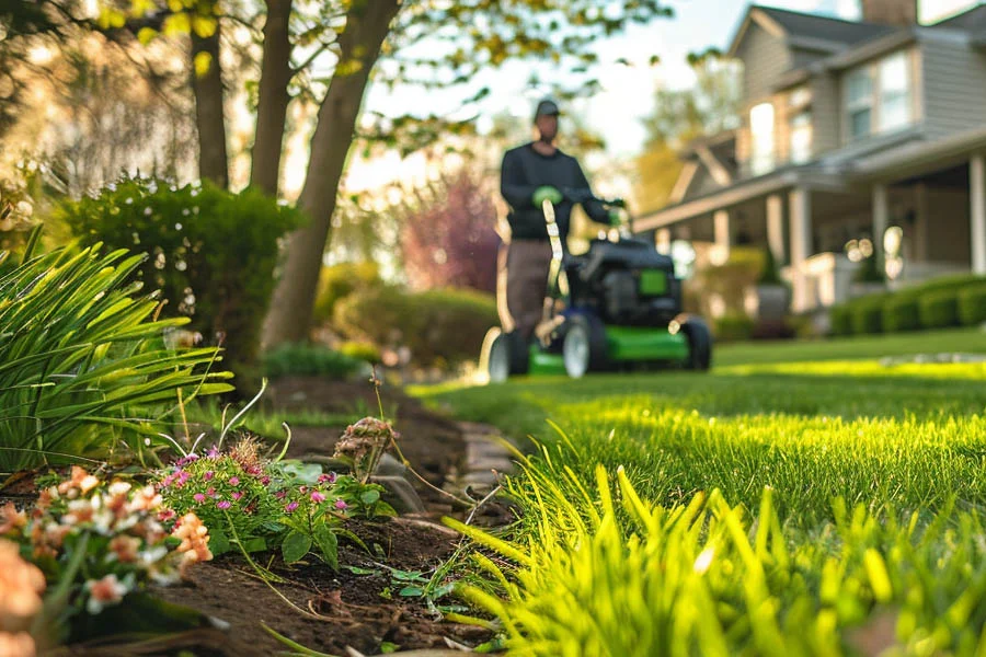 self-propelled lawnmower