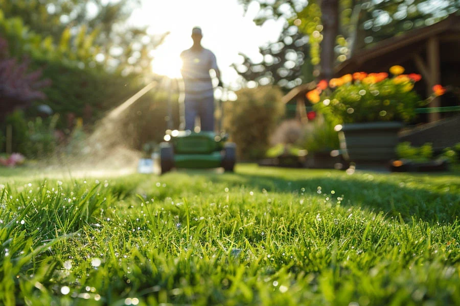 self-propelled lawnmower